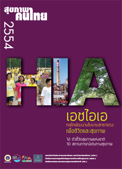 สุขภาพคนไทย 2554: เอชไอเอ กลไกพัฒนานโยบายสาธารณะเพื่อชีวิตและสุขภาพ